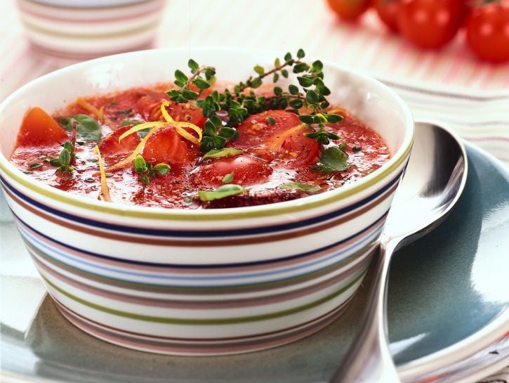 Ricetta Zuppetta Di Pomodori E Fragole Donna Moderna