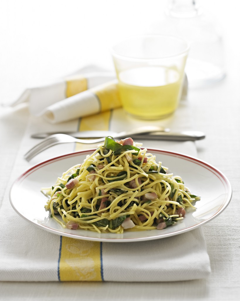 Ricetta Tagliolini Con Erbette E Pancetta Donna Moderna