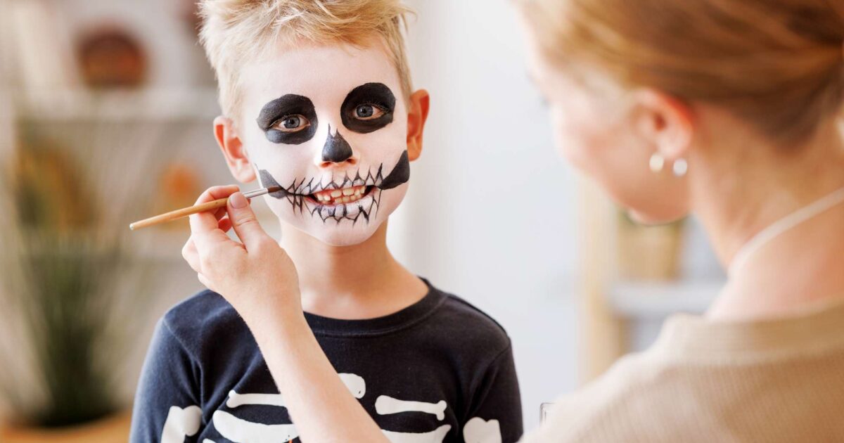 Trucco Semplice Per I Bambini Ad Halloween Come Realizzarlo Donna