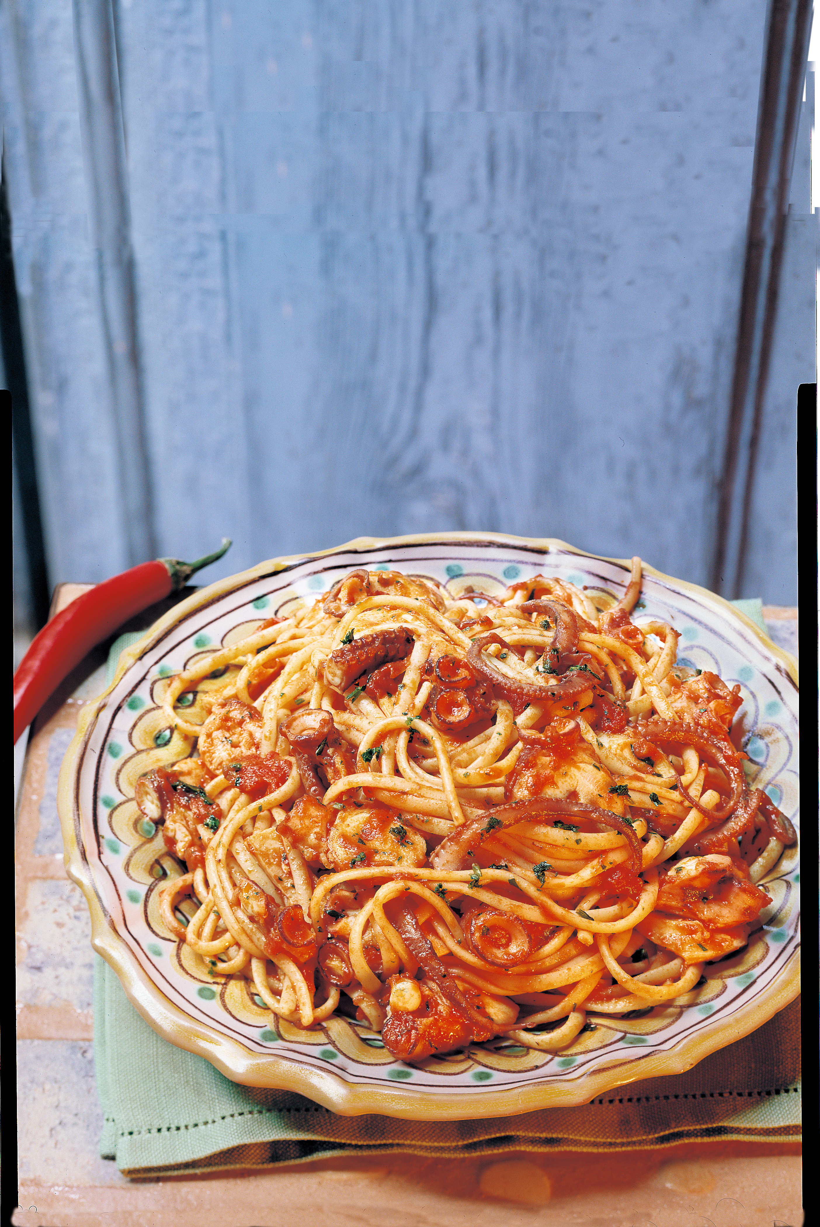 Ricetta Linguine con polpo in umido alla Luciana ...