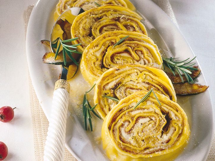 Ricetta Rotolo di pasta con ripieno di zucca - Donnamoderna