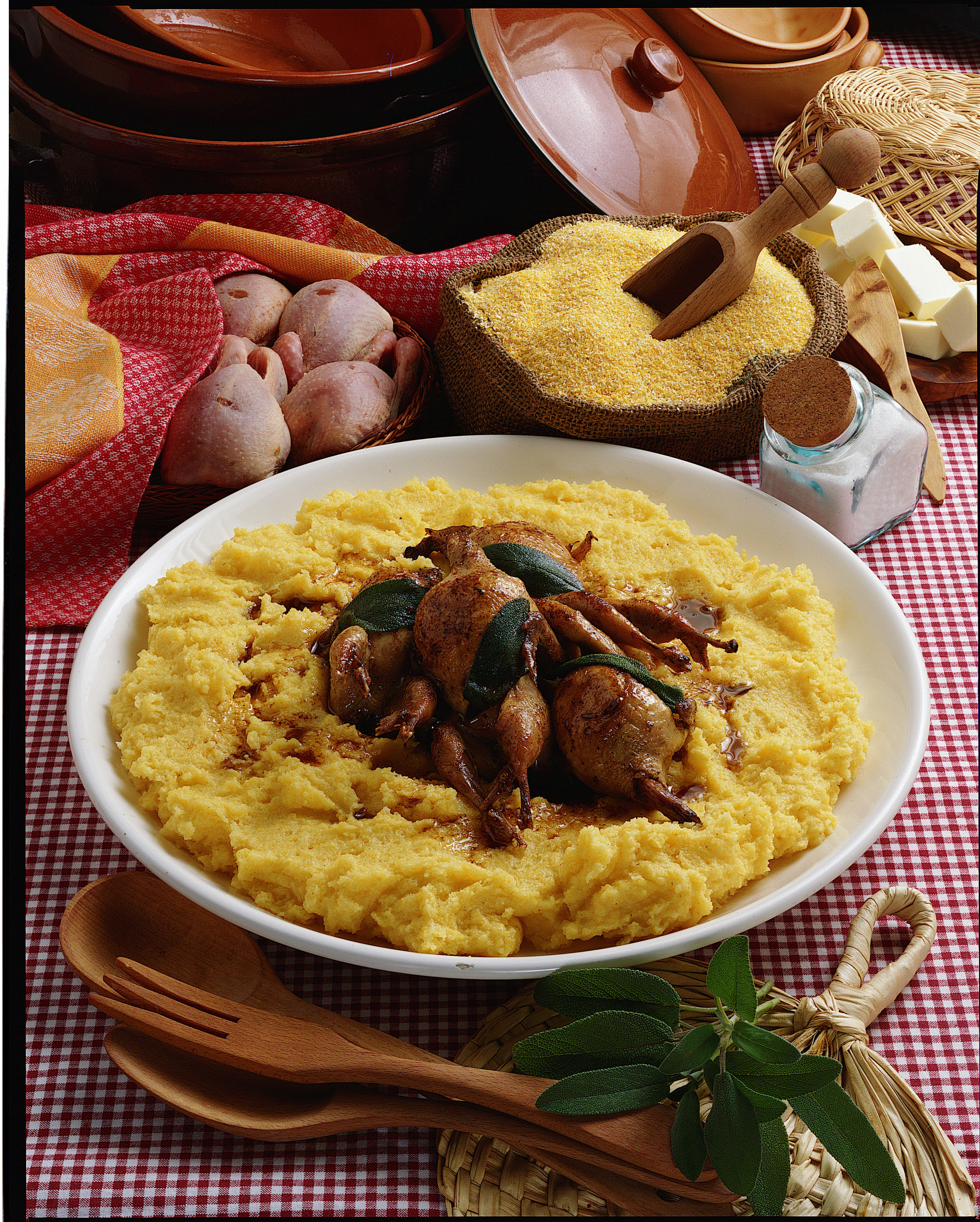 Ricetta Polenta con le quaglie - Donna Moderna