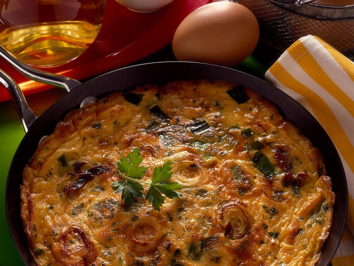 Ricetta Frittata di porri campagnola - Donna Moderna