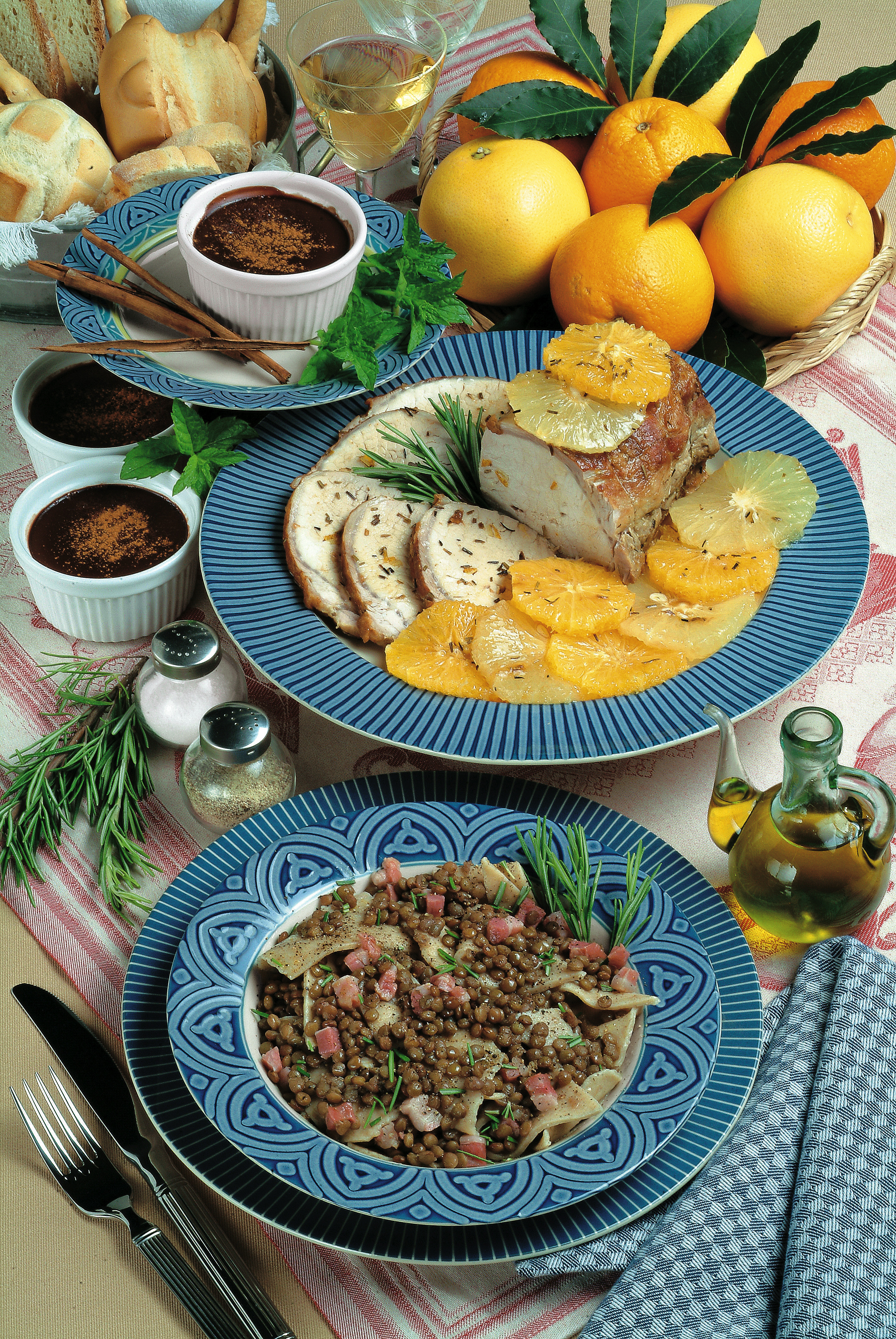 Ricetta Stracci di farro con lenticchie e pancetta ...