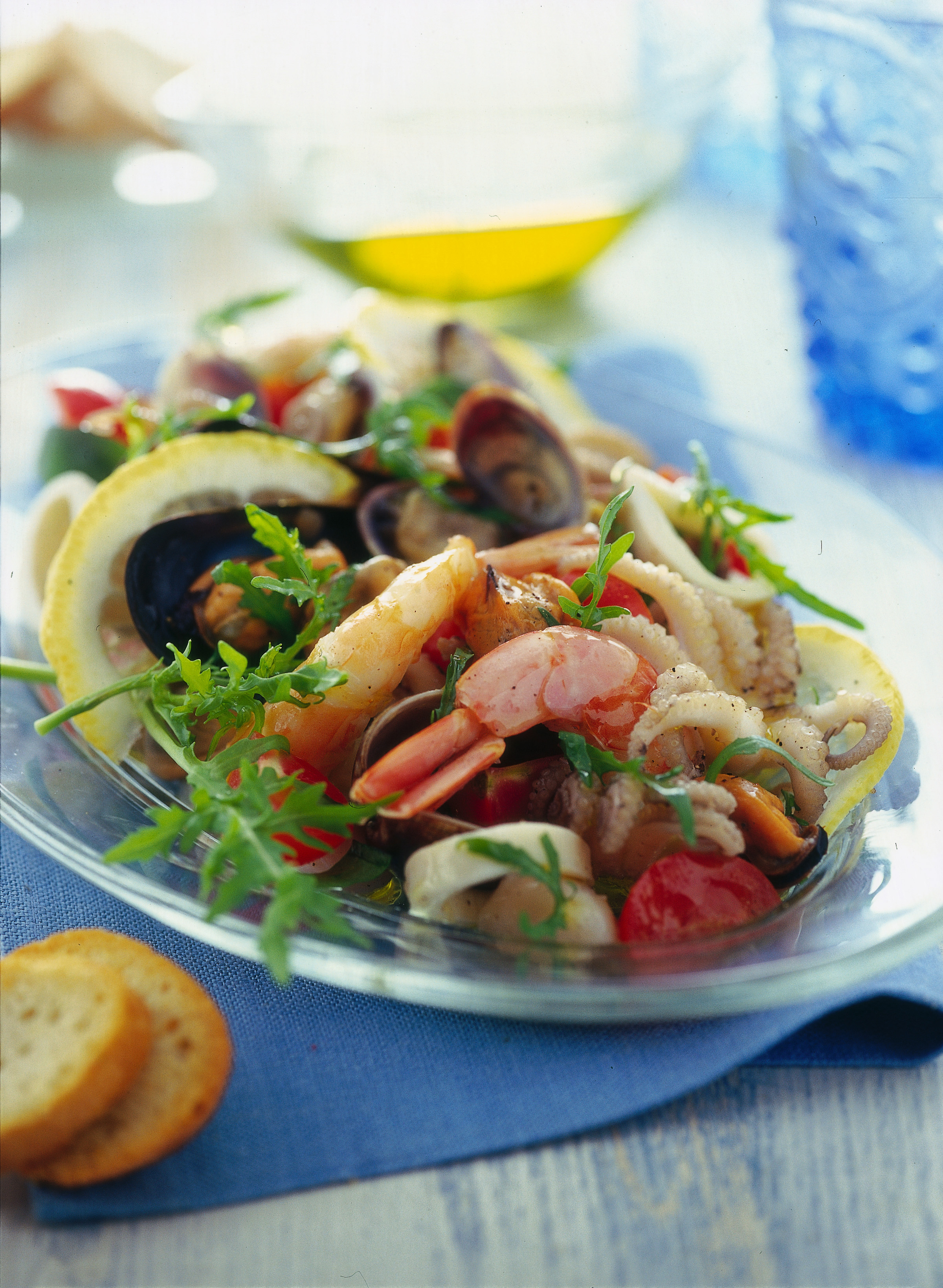 Ricetta Insalata Di Mare Con Pomodorini E Rucola Donna Moderna