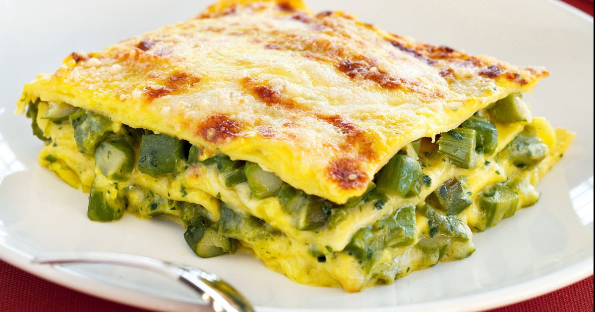 Ricetta Lasagna allo zafferano con gli asparagi - Donna Moderna