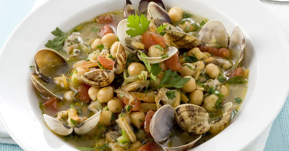 Ricetta Zuppa Di Vongole E Ceci Donna Moderna