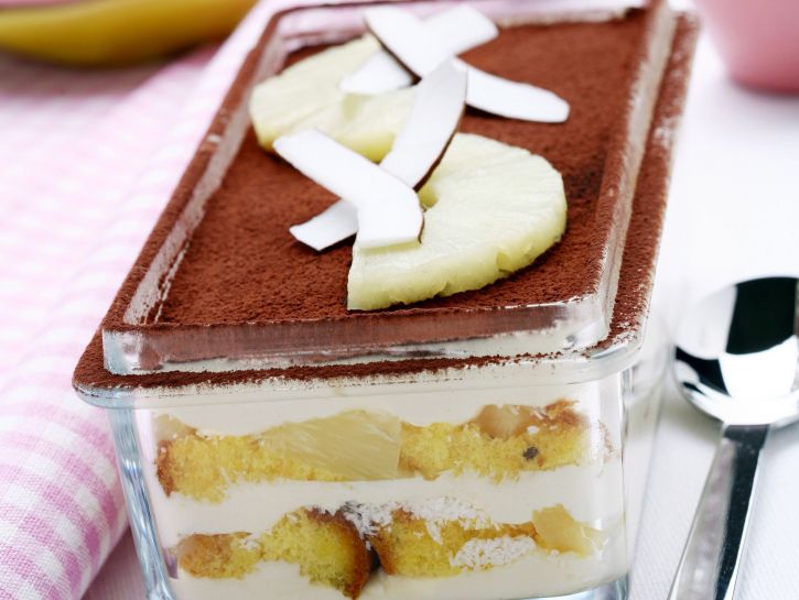 Ricetta Tiramisù all'ananas e cocco - Donnamoderna