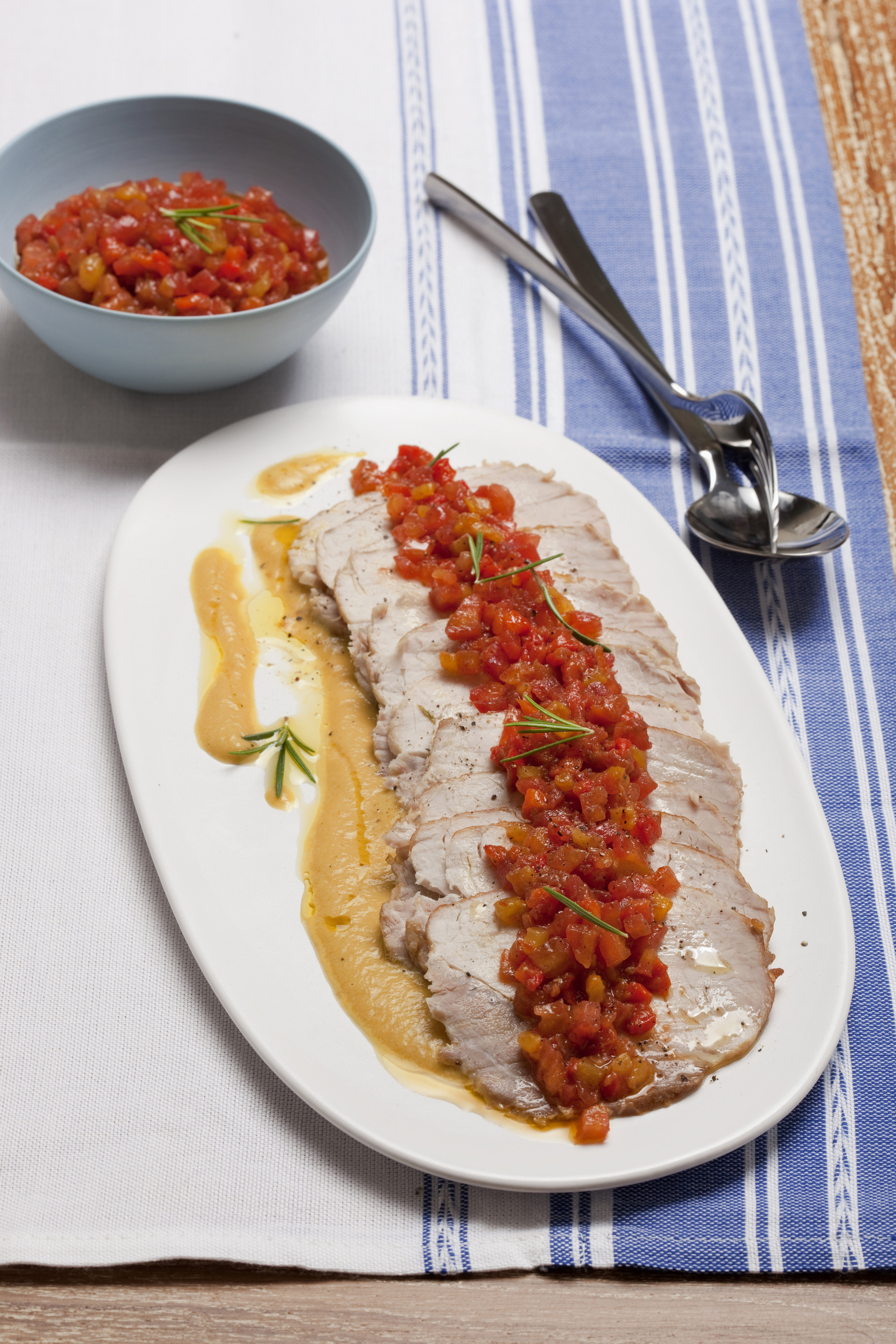 Ricetta Lonza di maiale con salsa alle verdure - Donna Moderna