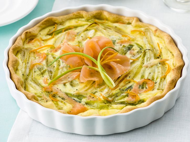 Quiche Agrumata Con Cipollotti E Salmone Ricetta Donna Moderna