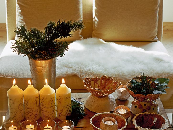 Le candele fai da te: tante idee per Natale