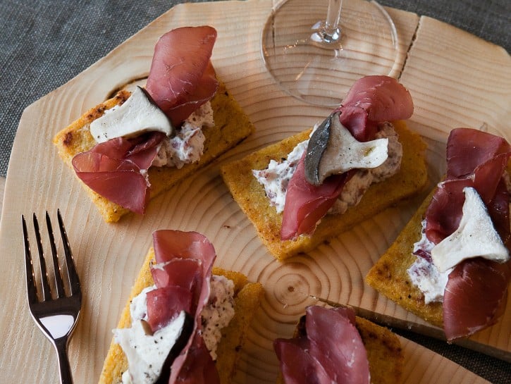 Ricetta Crostini Di Polenta E Bresaola - Donna Moderna