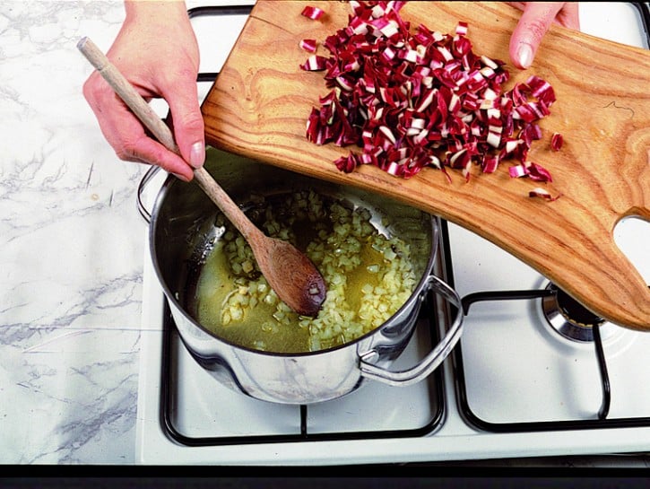 Ricetta Risotto al radicchio e mascarpone - Donna Moderna