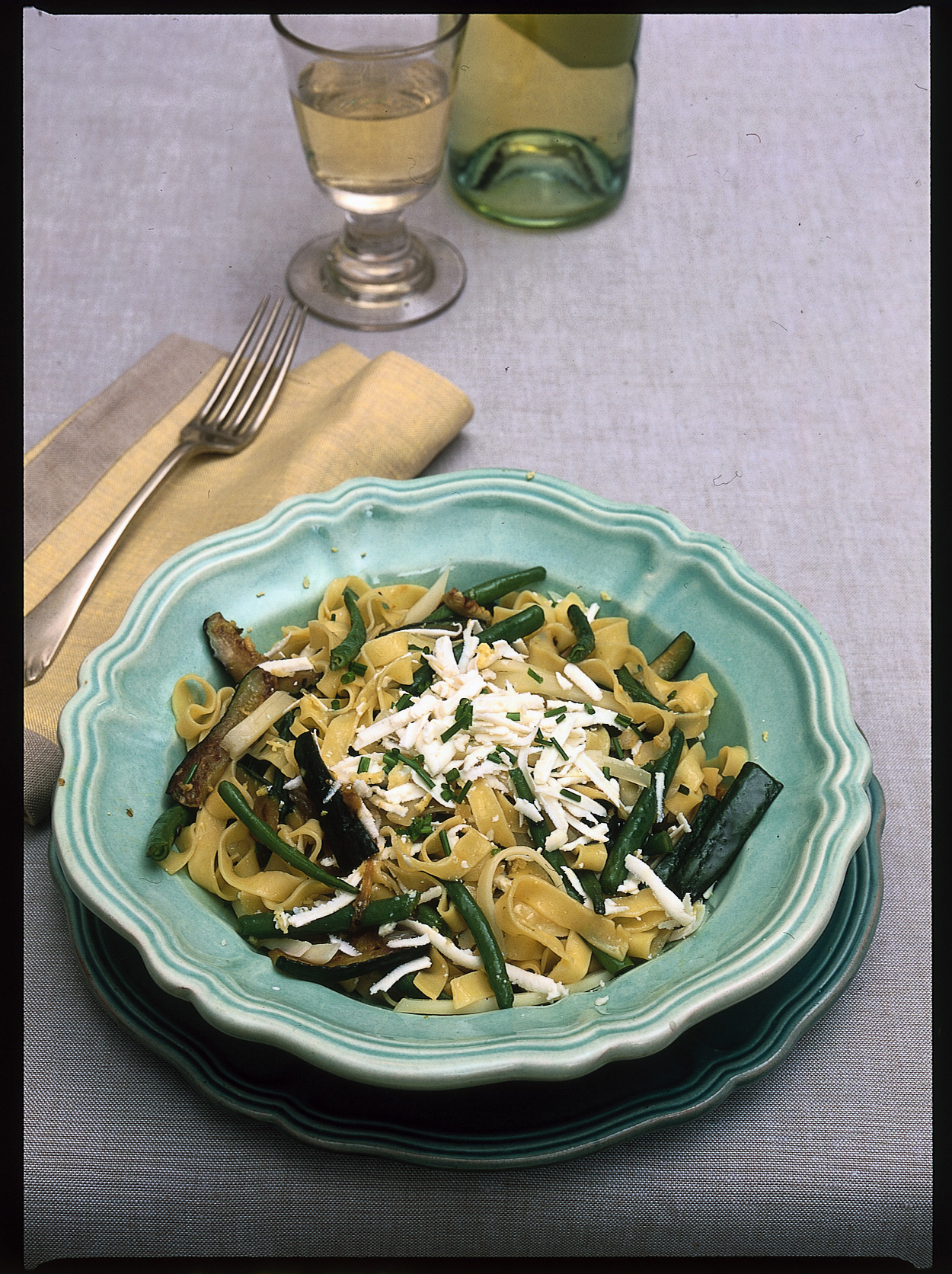 Ricetta Tagliatelle con zucchine e fagiolini allo zenzero ...