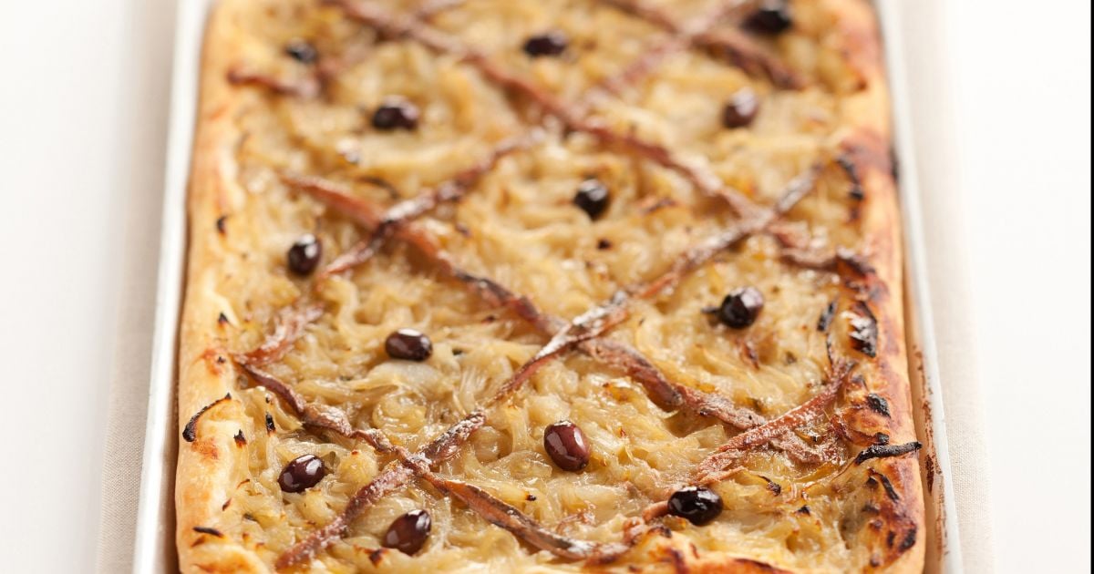 Ricetta Pissaladiere Pizza Alla Francese Con Cipolle Donna Moderna