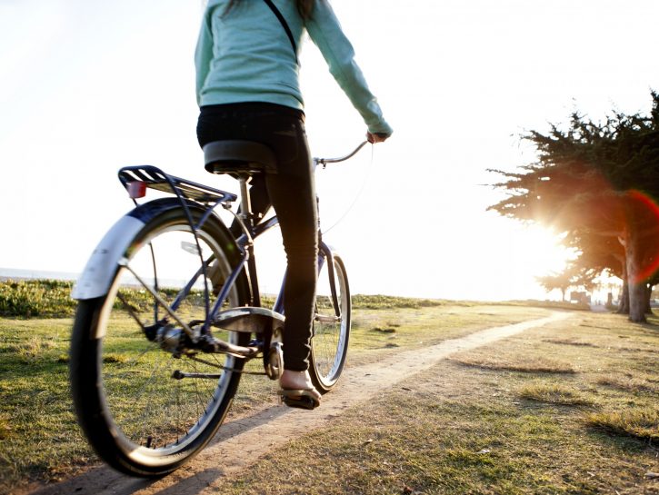 andare in bicicletta con la pioggia