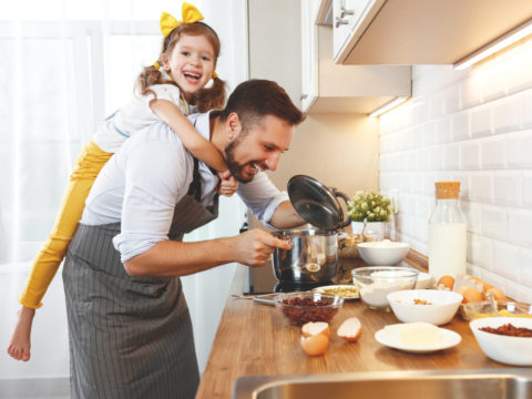 GREMBIULE BIANCO DONNA cucina scritta mamma ai fornelli festa