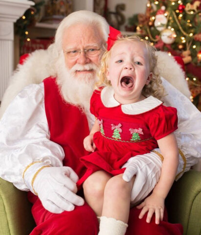 Immagini Bimbi Natale.Chi Ha Paura Di Babbo Natale 10 Foto Buffe Di Bimbi Disperati