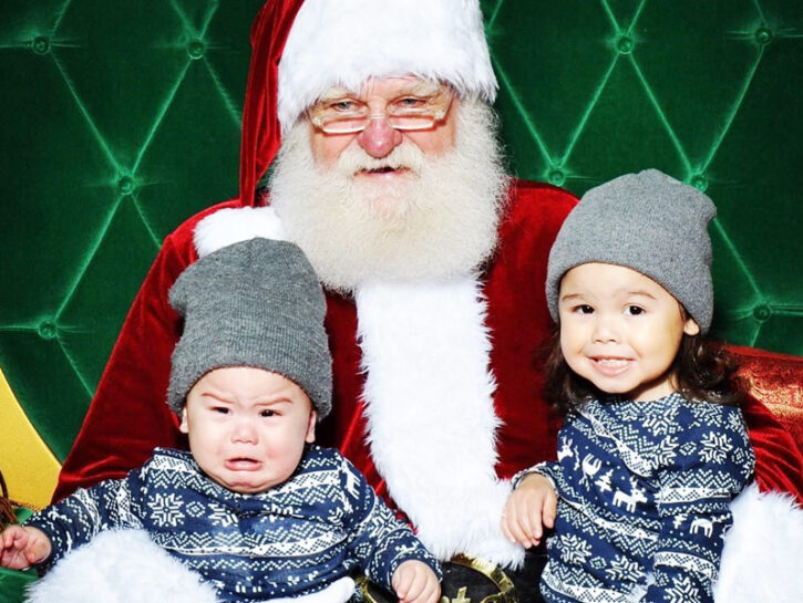 Immagini Divertentissime Di Natale.Chi Ha Paura Di Babbo Natale 10 Foto Buffe Di Bimbi Disperati