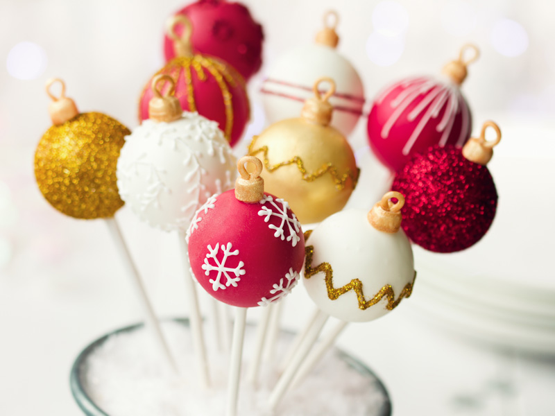 Christmas Cake Pops - Donna Moderna