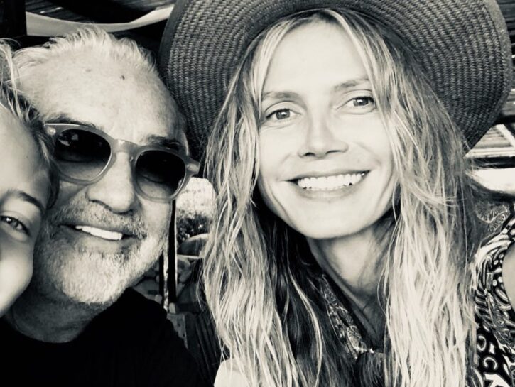 Heidi Klum e Flavio Briatore: la prima foto con la figlia ...