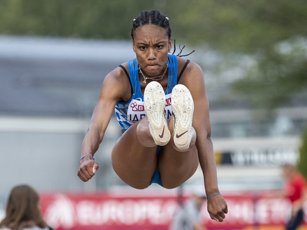 Larissa Iapichino nel salto in lungo