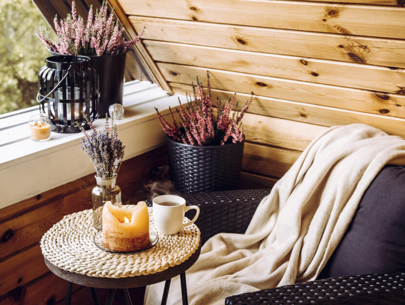 Come sfruttare al meglio il balcone in autunno - Arredamenti Bleve