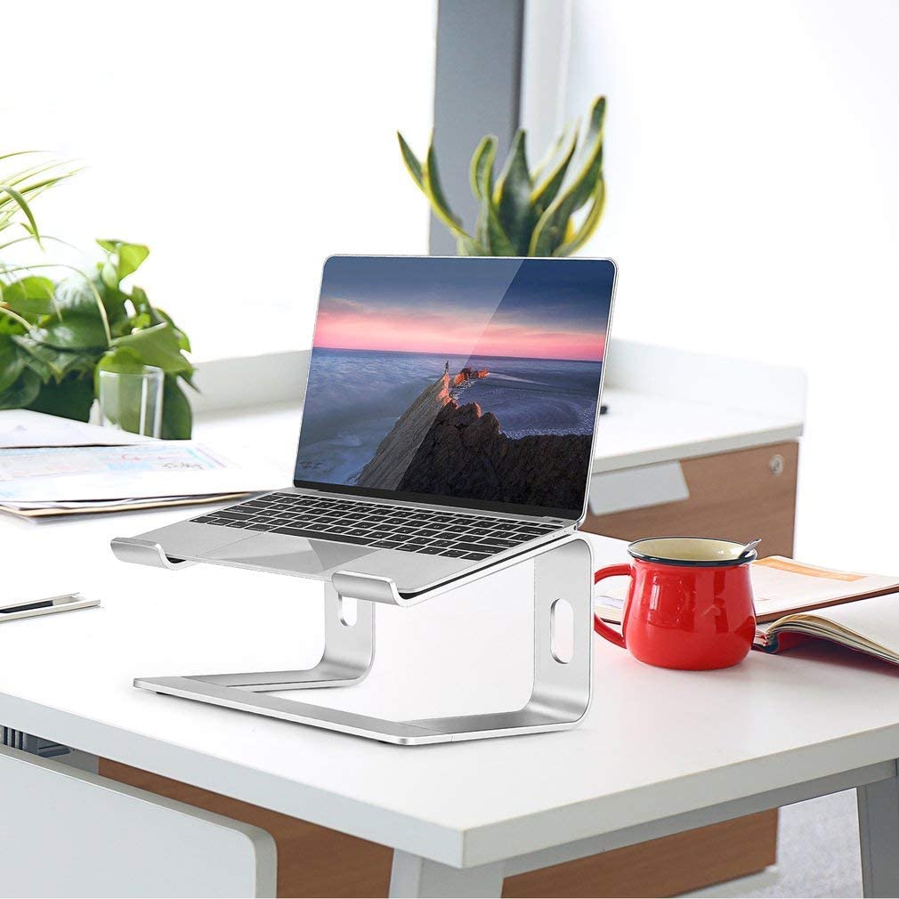 Scrivania da letto portatile, tavolo portatile pieghevole per laptop con  porta di ricarica USB / porta tazza, per letto / divano / divano lavoro,  lettura