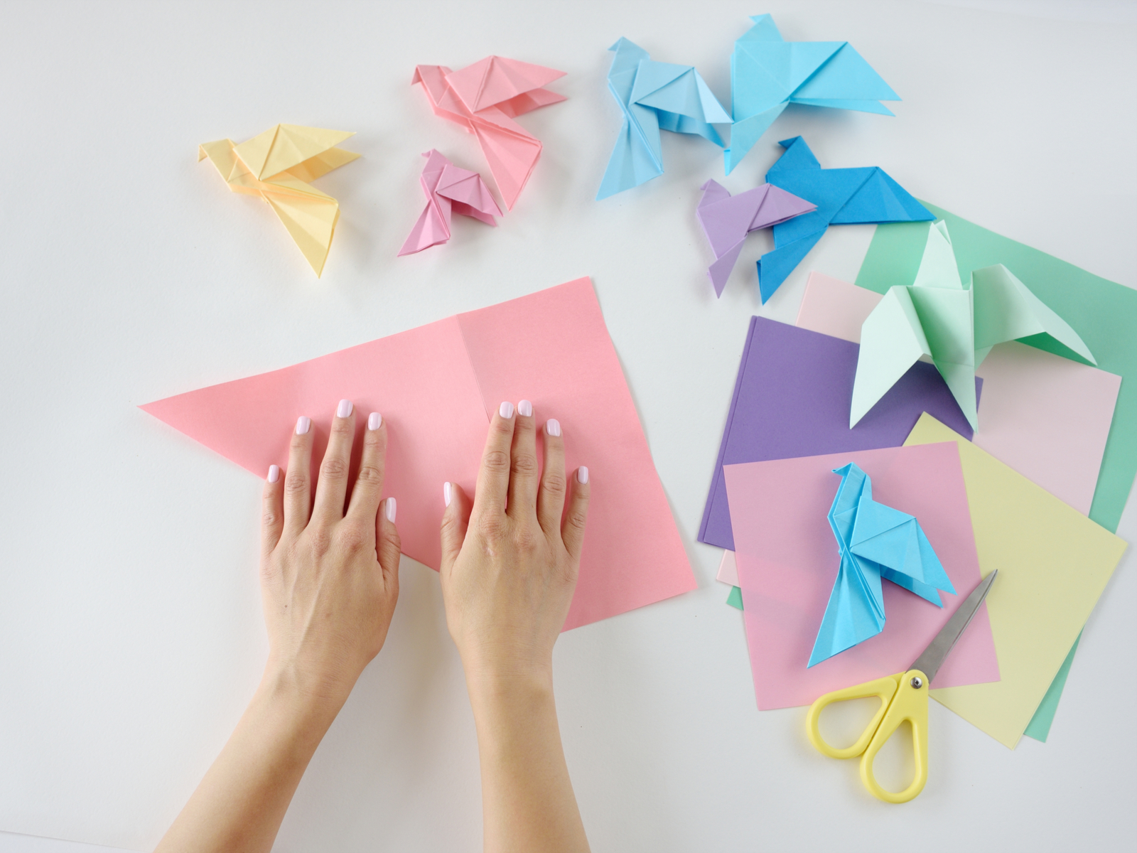 Carta origami di coniglio, 30 fogli
