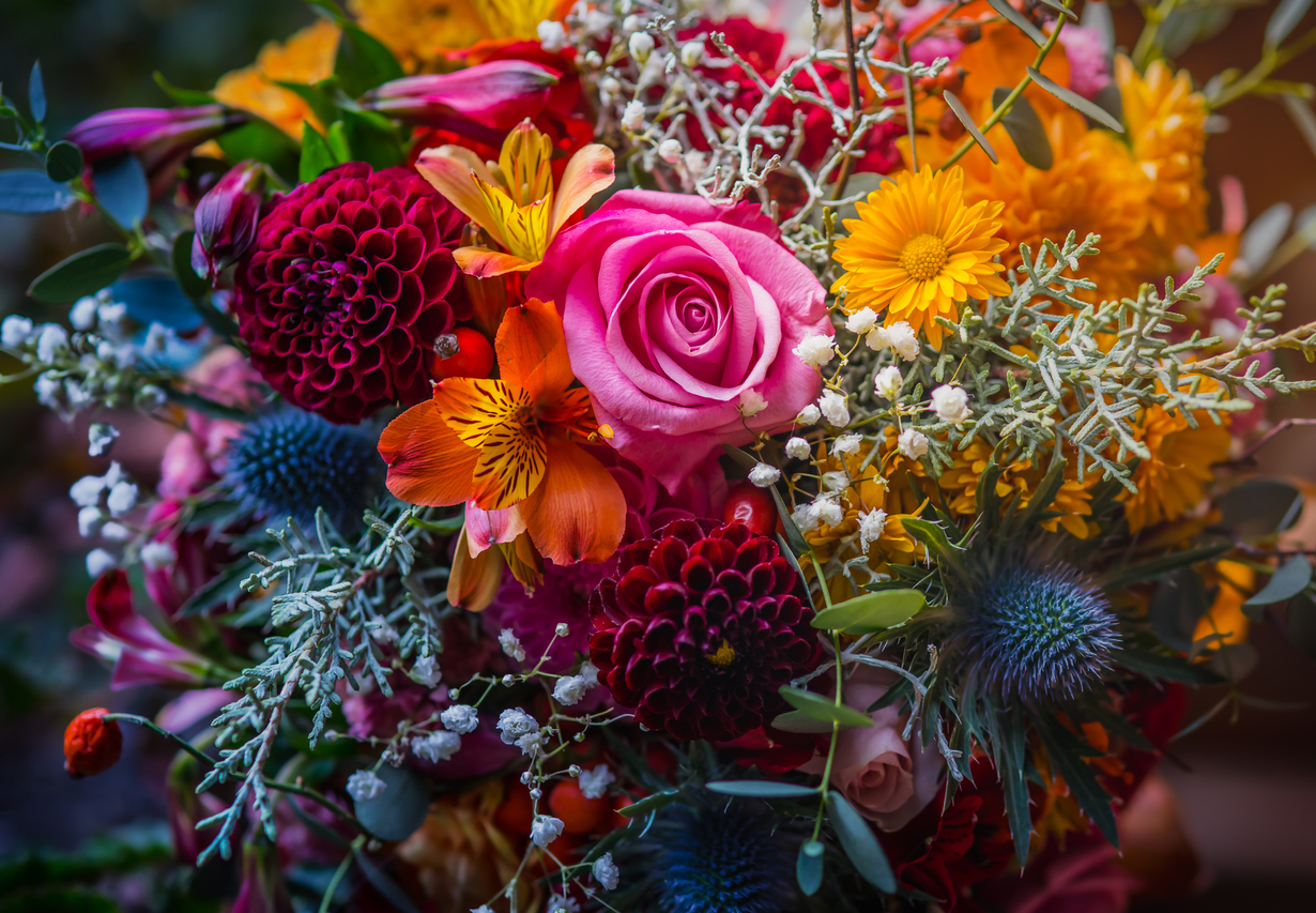 Tante composizioni di fiori finti autunnali per decorare la casa - Lombarda  Flor