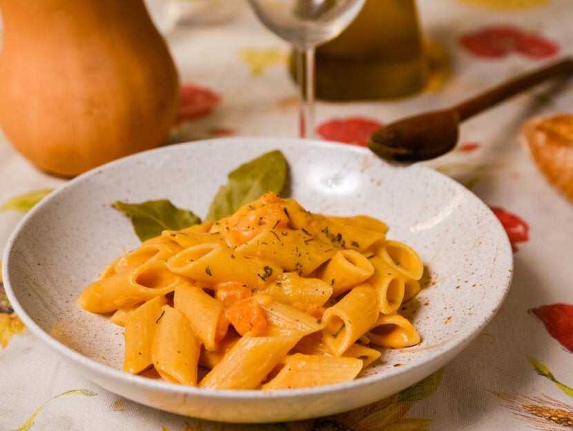 pasta con zucca