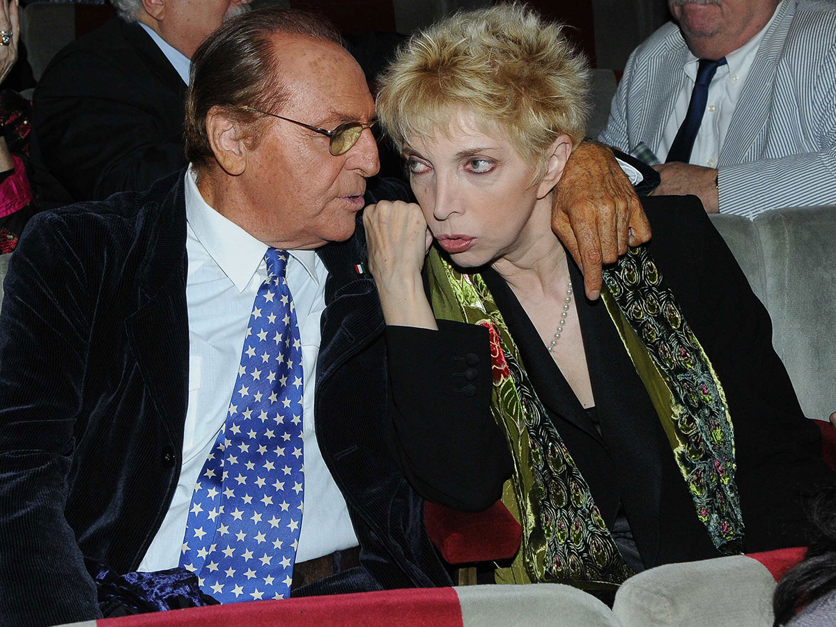 Renzo Arbore e Mariangela Melato