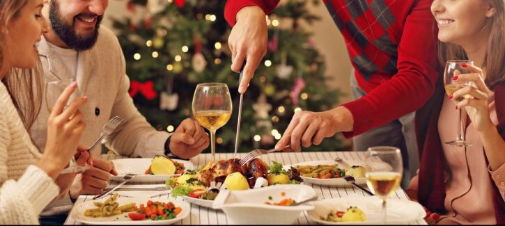 inviti per la cena di Natale in famiglia