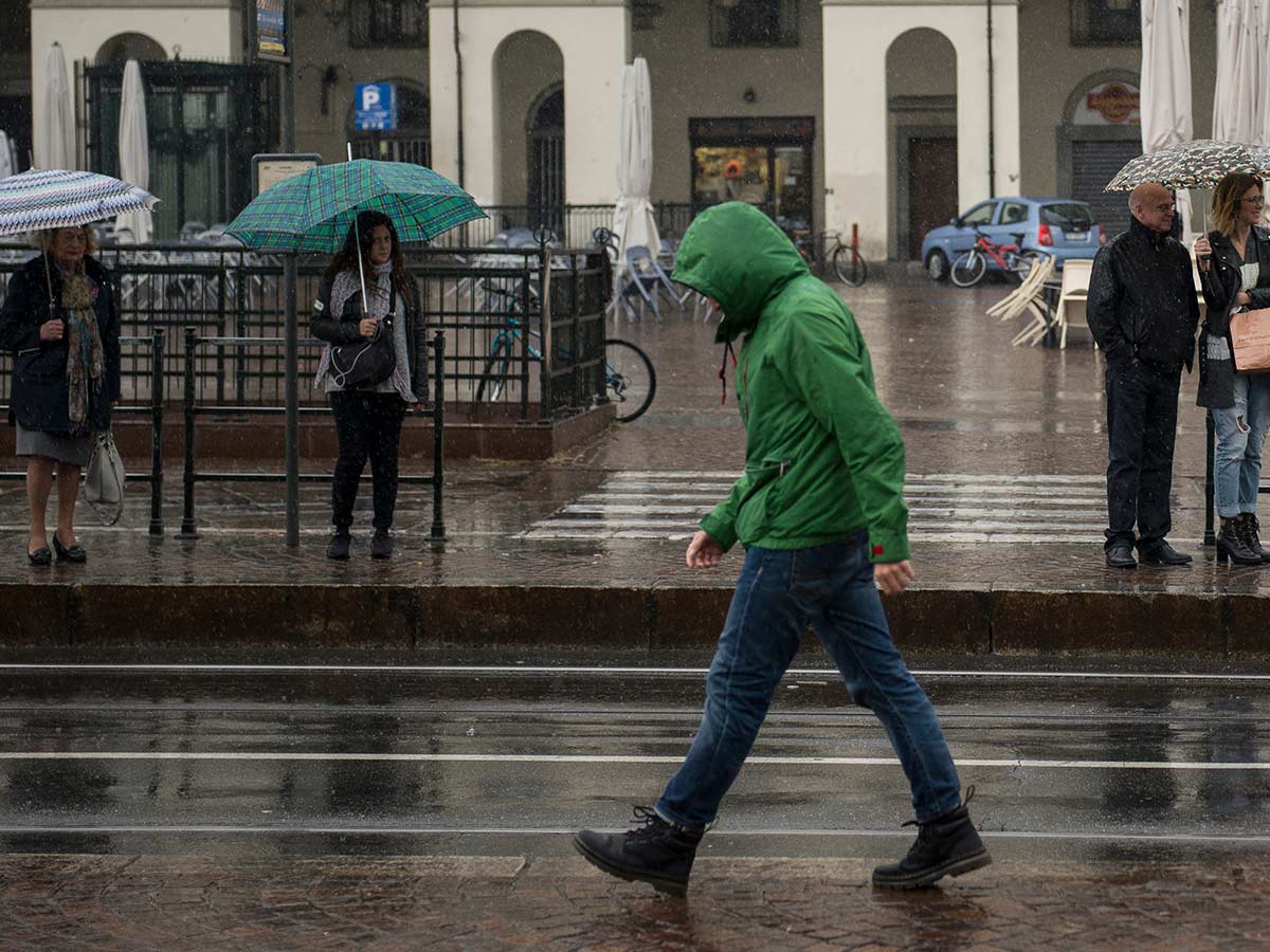 Maltempo sull'Italia, giornata di pioggia a Torino