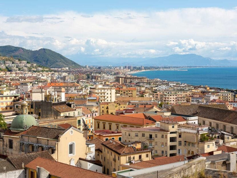 Veduta sul golfo di Salerno