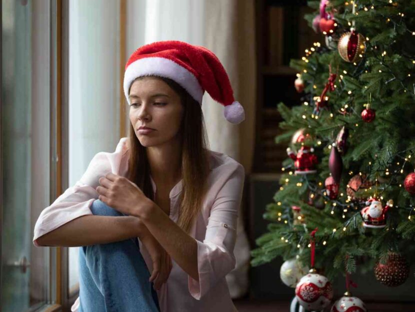 Una donna sola a Natale