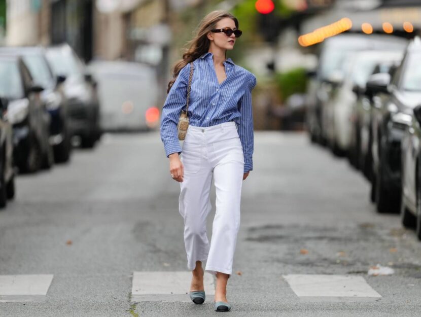 Jeans bianchi moda primavera estate 2024