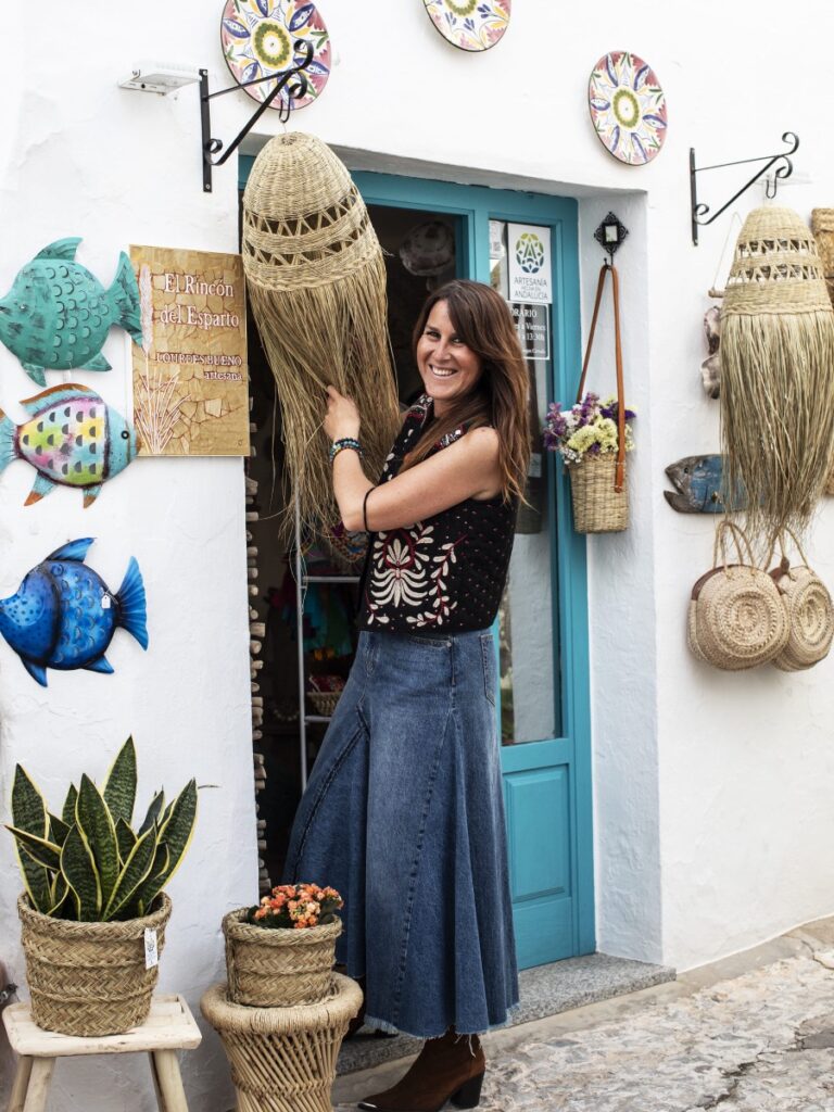 La designer Lourdes Bueno in Andalusia