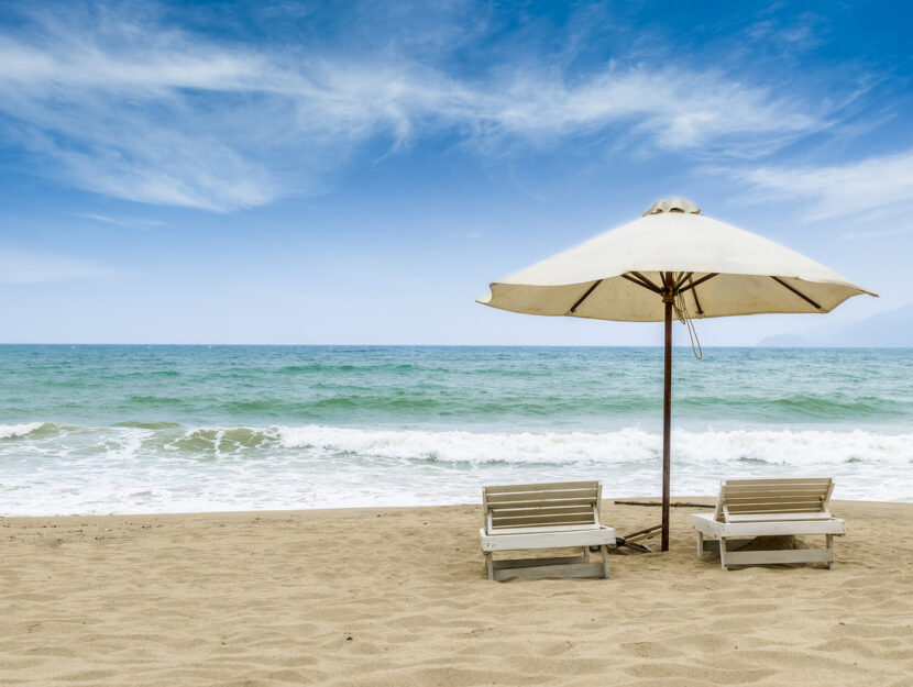 ombrellone in spiaggia