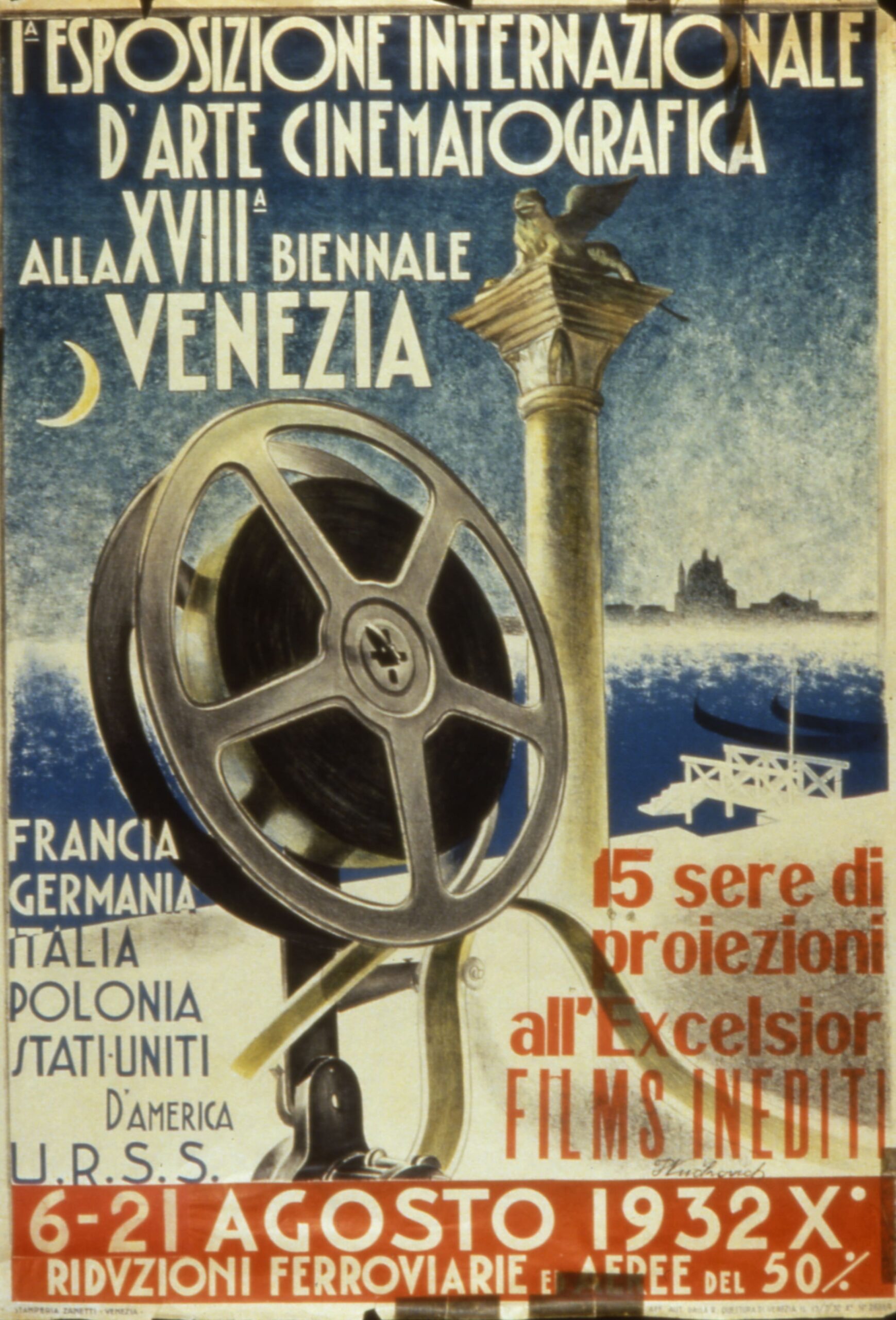 Festival del cinema di Venezia mostra del 1932