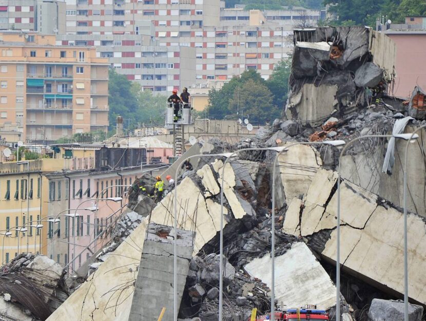 Il crollo del Ponte Morandi a Genova