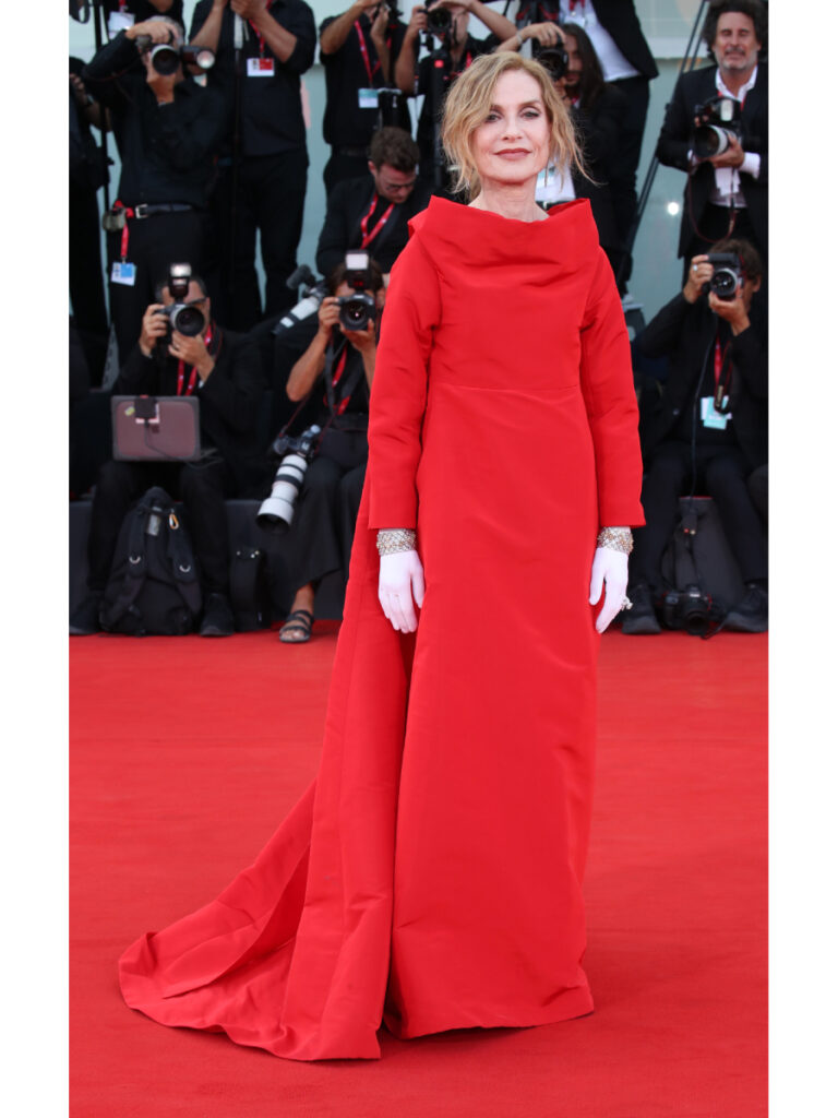 Isabelle Huppert venezia 2024 look