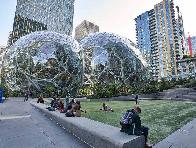 La sede di Seattle di Amazon