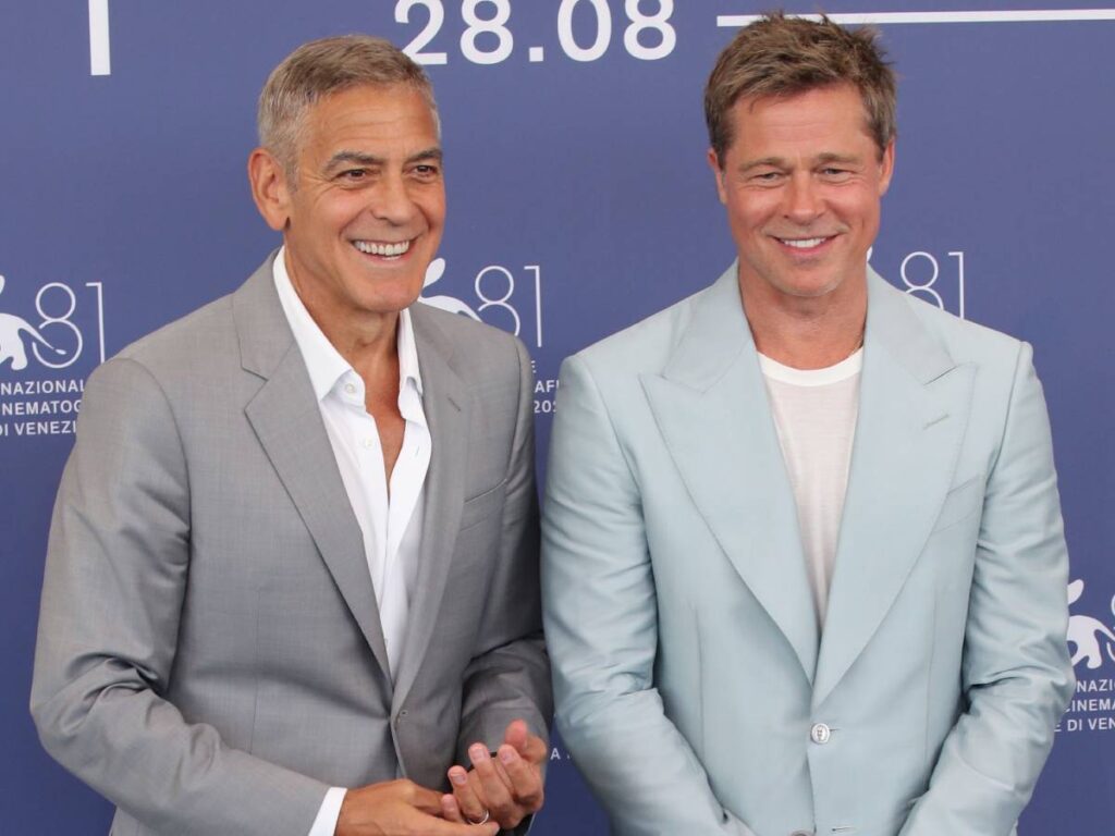 George Clooney e Brad Pitt