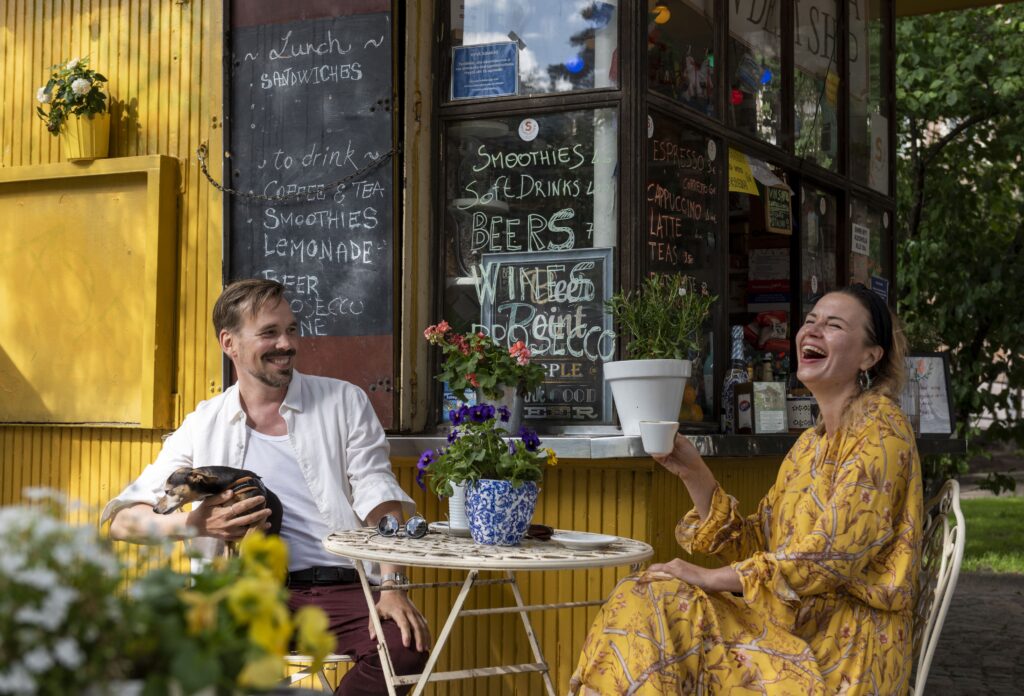 Caffè all'aperto in Finlandia