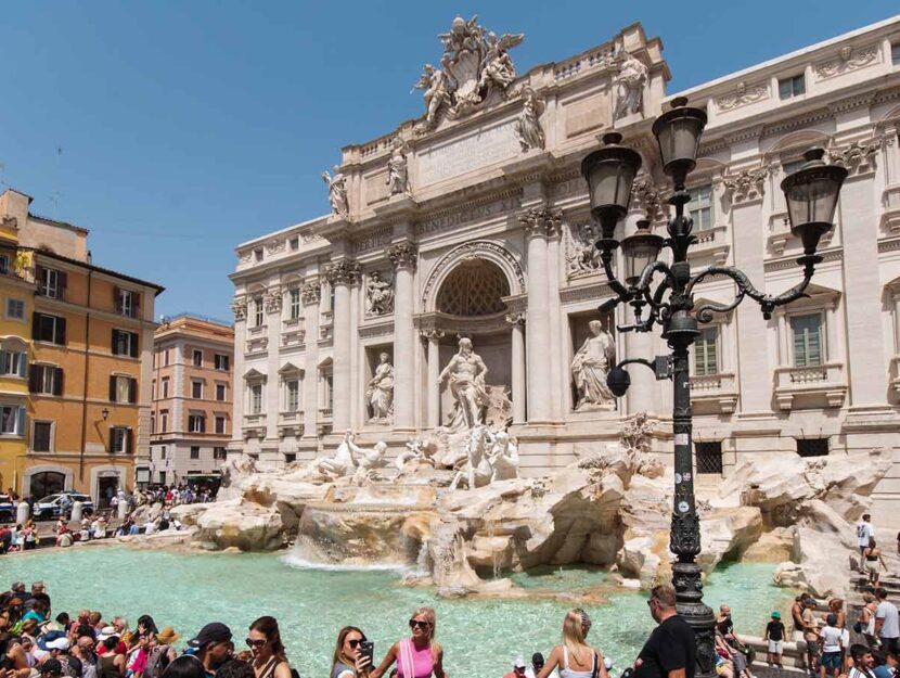 Fontana di Trevi a Roma