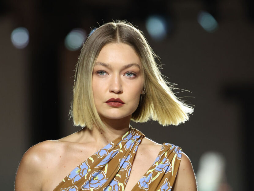 Gigi Hadid con un taglio di capelli bob