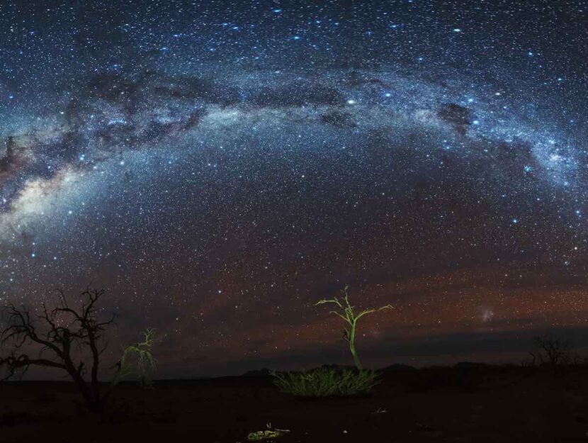 Cielo stellato in Namibia