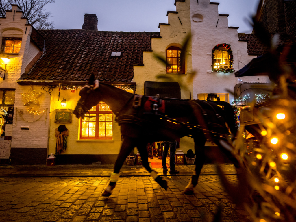 Città Bruges Natale