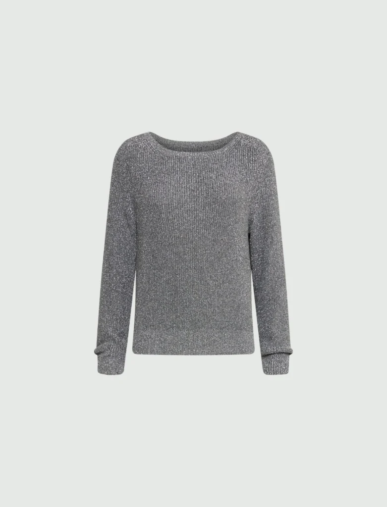 maglioncino grigio moda inverno 2025